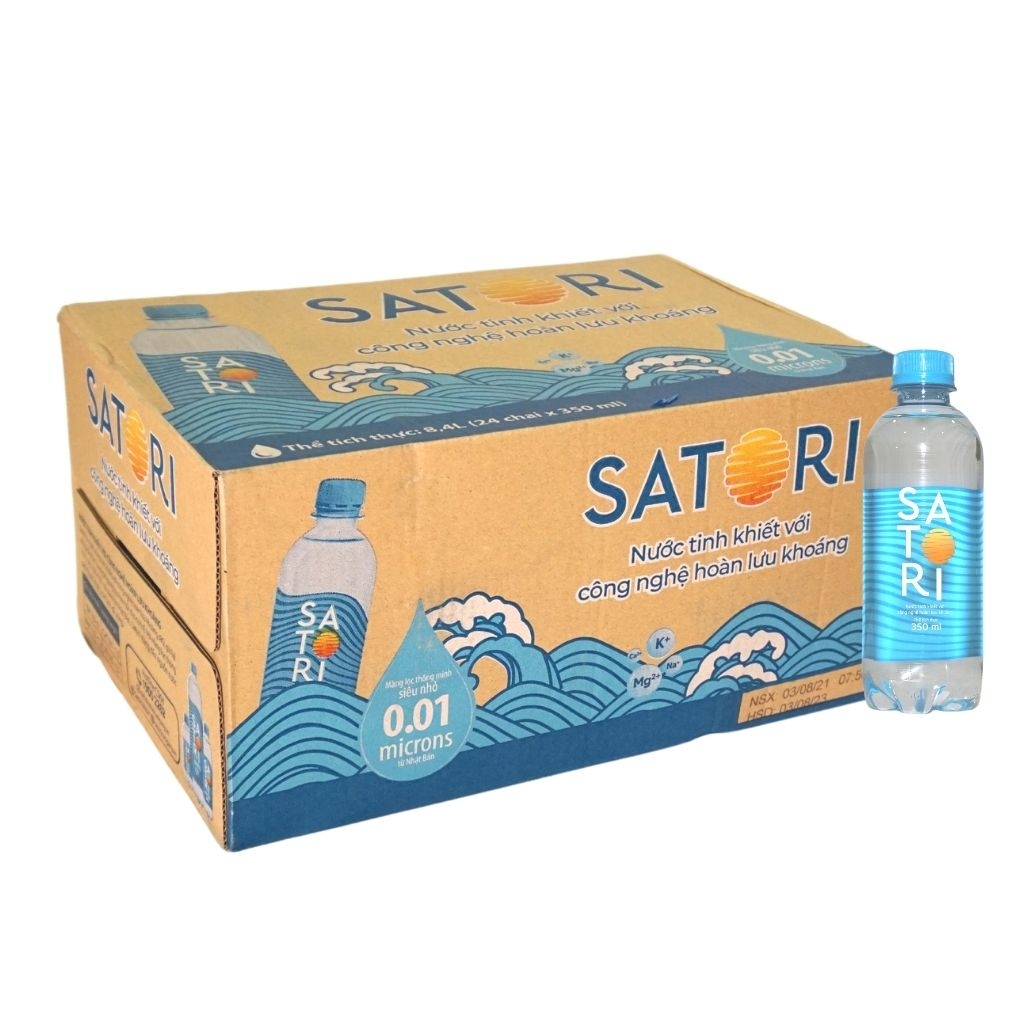 Nước Satori 350ml - Thùng 24 Chai