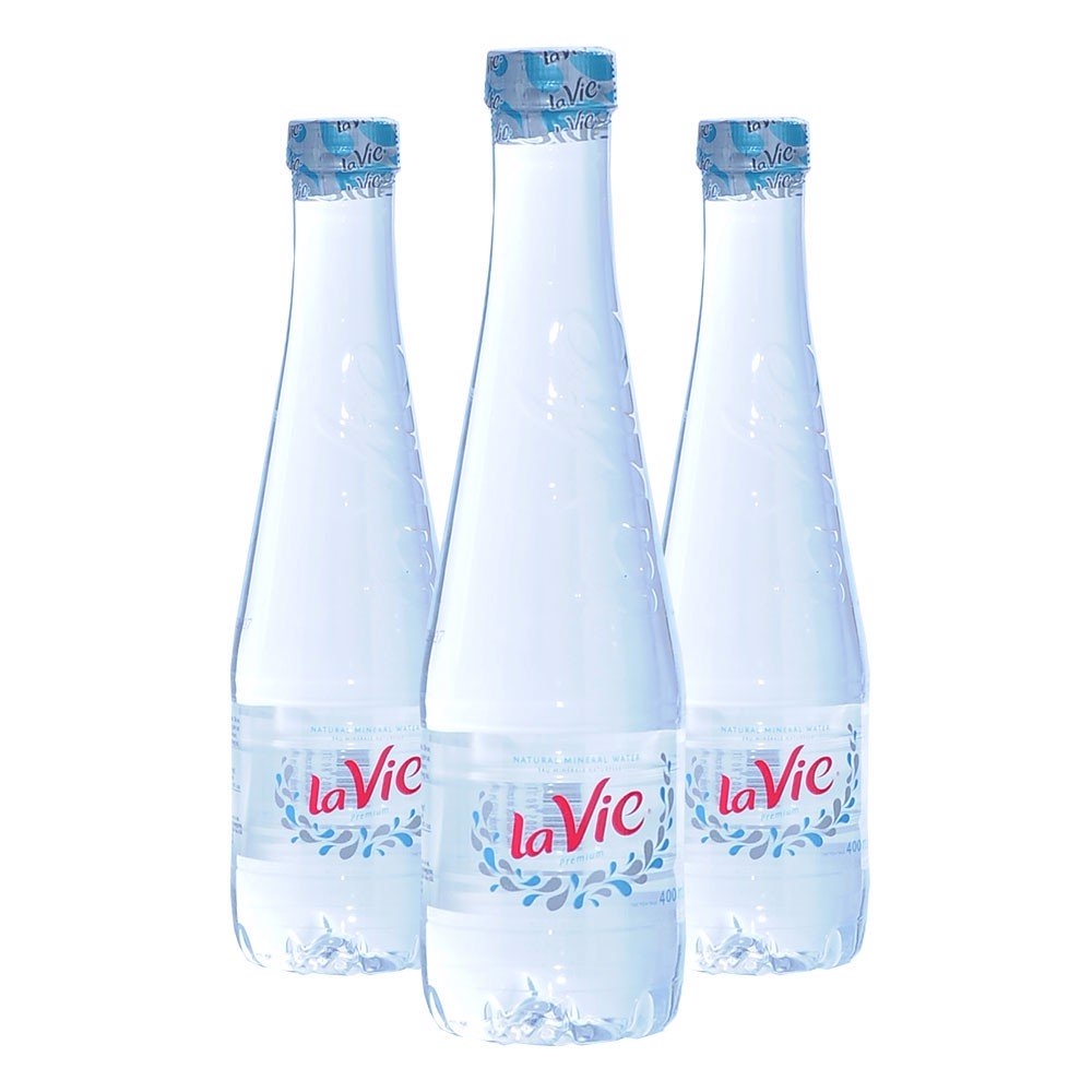 Thùng nước khoáng Lavie Premium chai 400ml